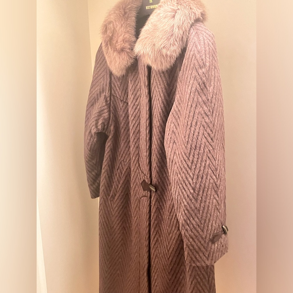 Berghaus Winter Wool Coat with fur collar